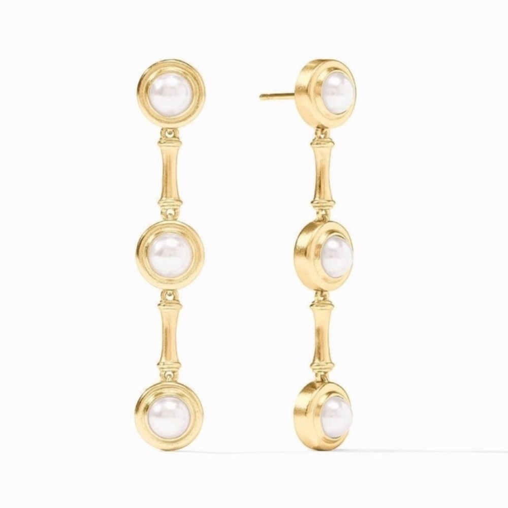 $165 Julie Vos Pearl Drop Earrings